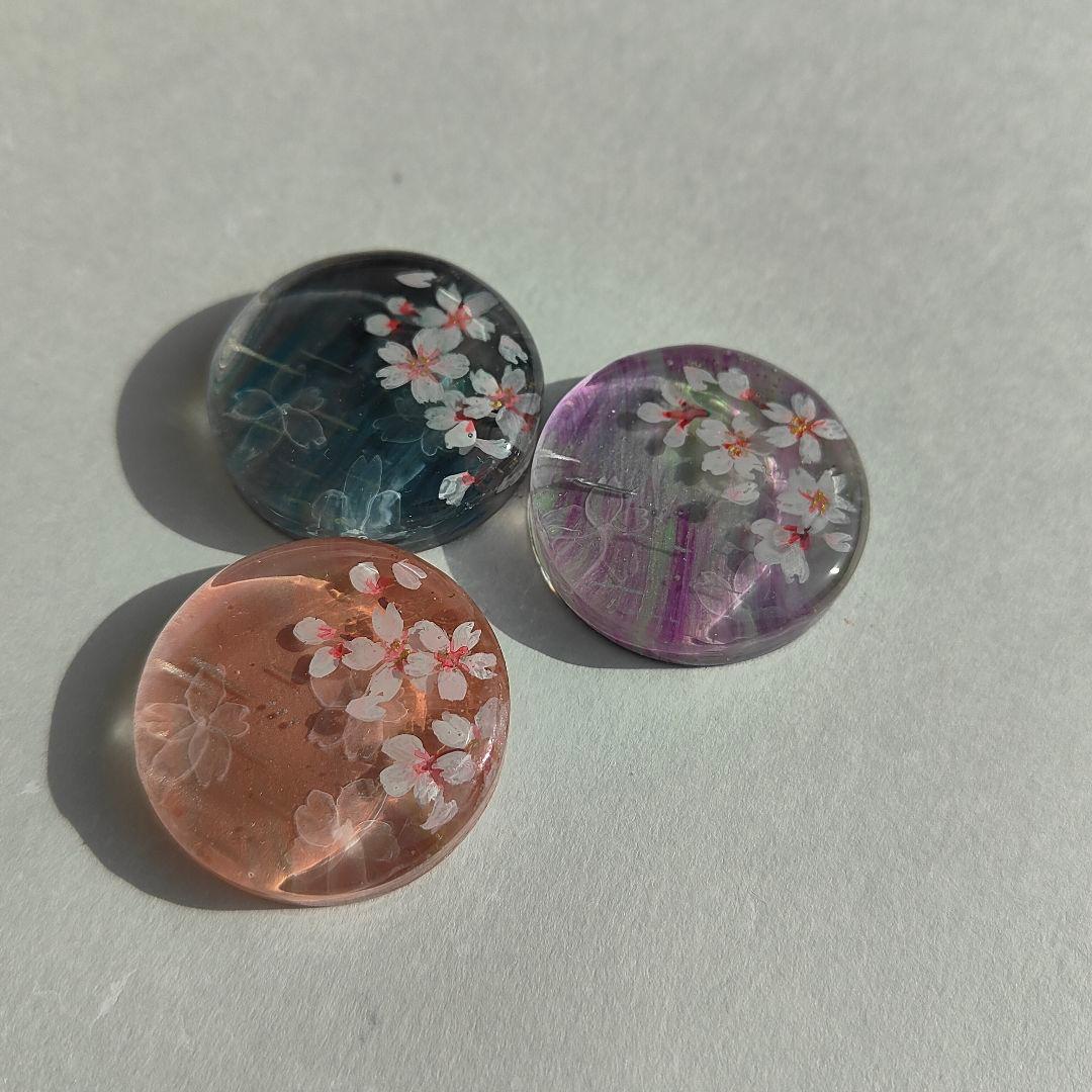 997】ハンドメイド レジン ヘアゴム ポニーフック - メルカリ