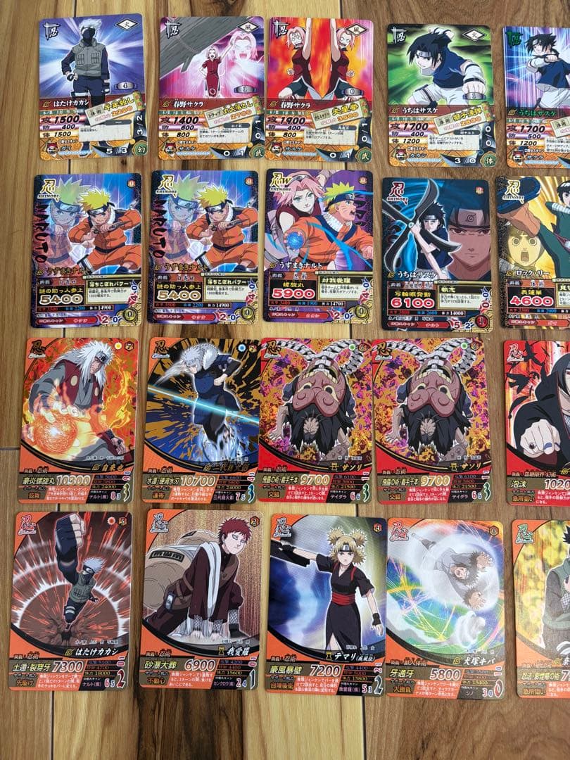 ナルト NARUTO データカードダス まとめ売り - メルカリ