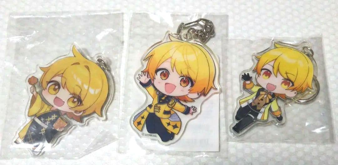 アンプタックカラーズあっきぃ⬛️アクリルキーホルダー3個セット
