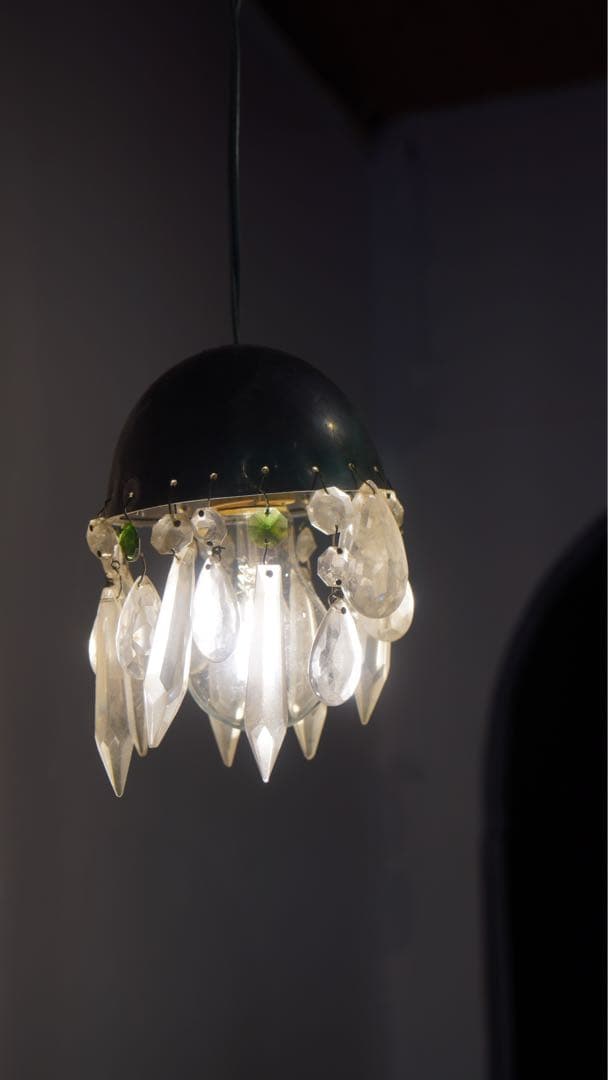 【アンティーク】ミニシャンデリア　ペンダントライト　イギリス　フランス