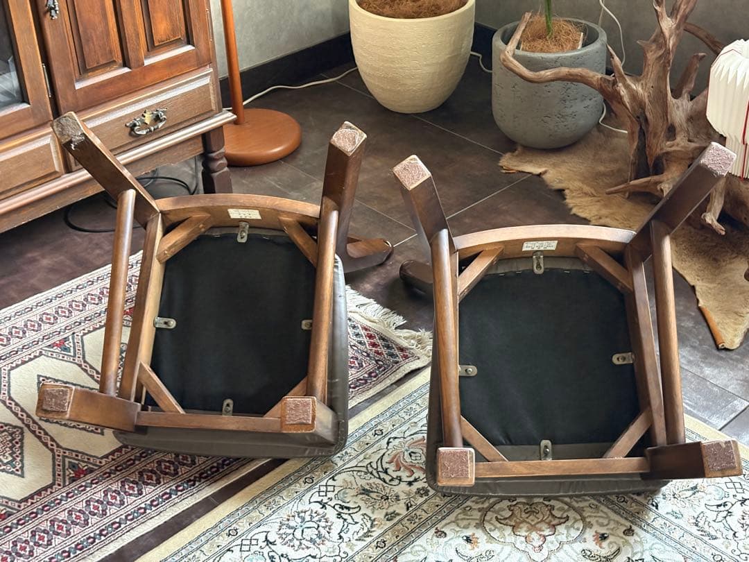 ②Hikari レトロ アンティーク ビンテージ スポークチェア nZ nZ