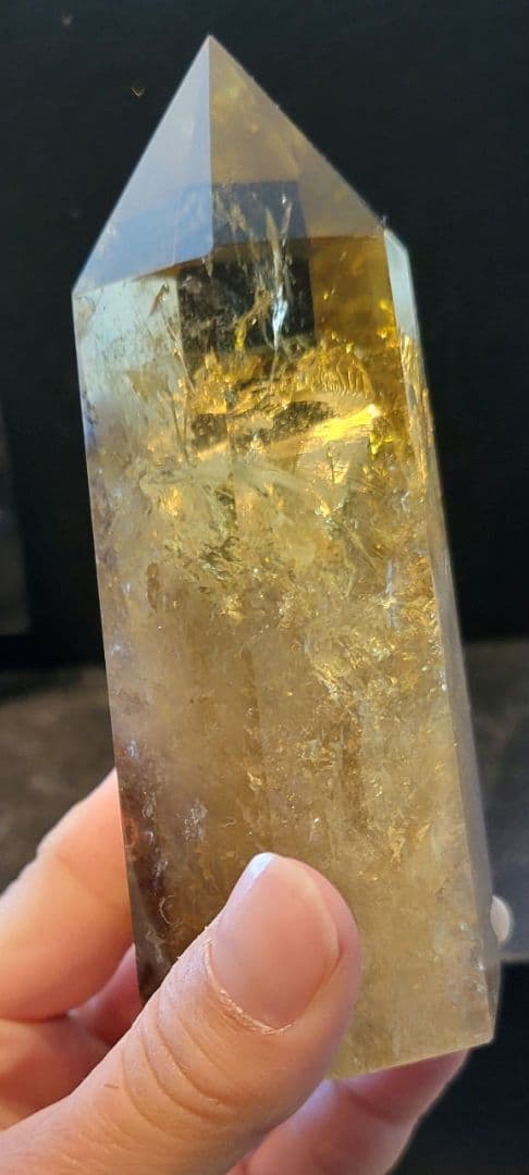 ！最安値！！財運！！最強金運！アップ！天然シャンパンシトリン水晶！！