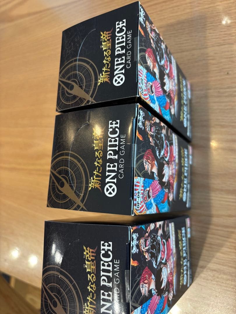 ワンピースカードゲーム 新たなる皇帝3BOXテープ付き