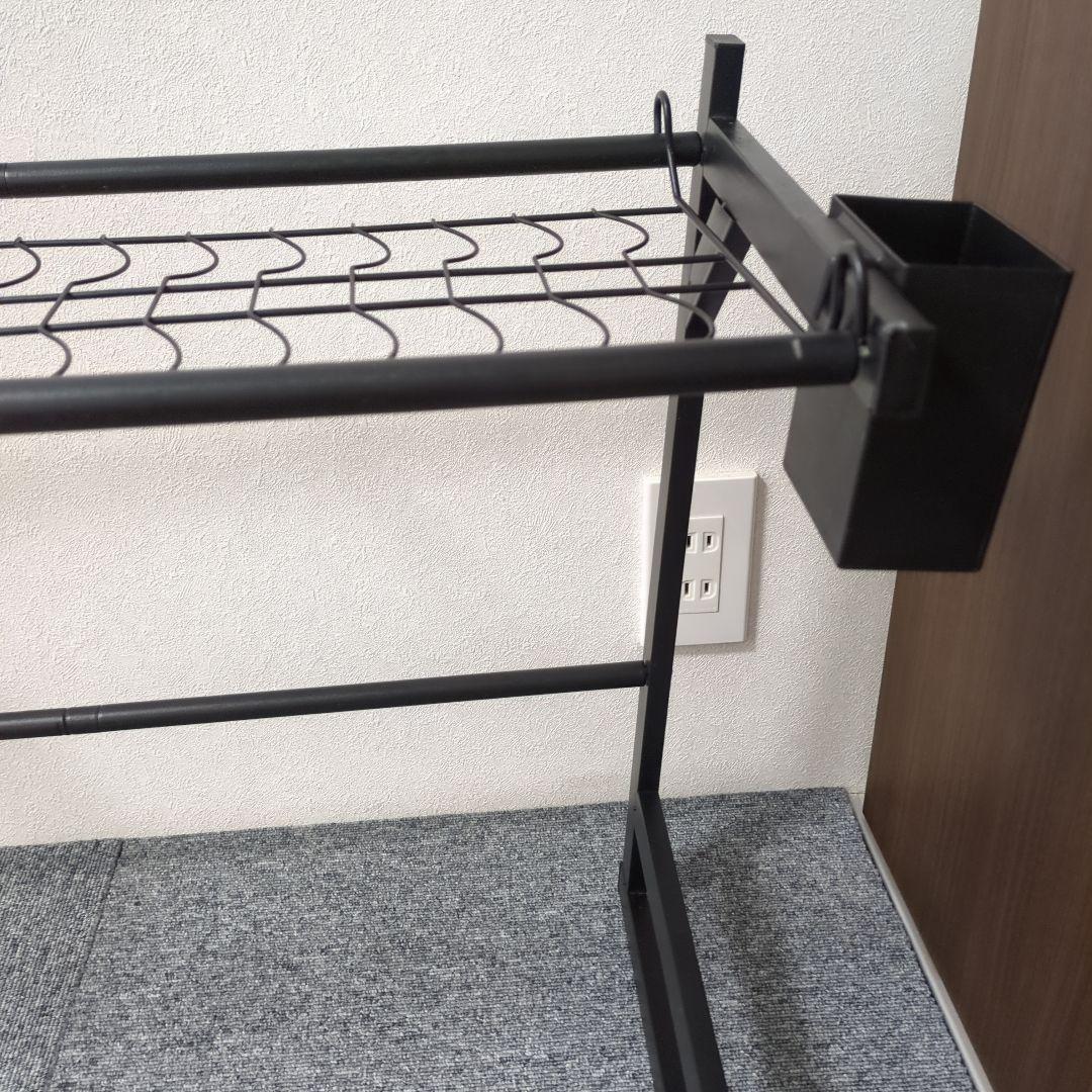 シンク上水切りラック 食器 水切りかご キッチン収納棚 洗い物ラック 洗い物