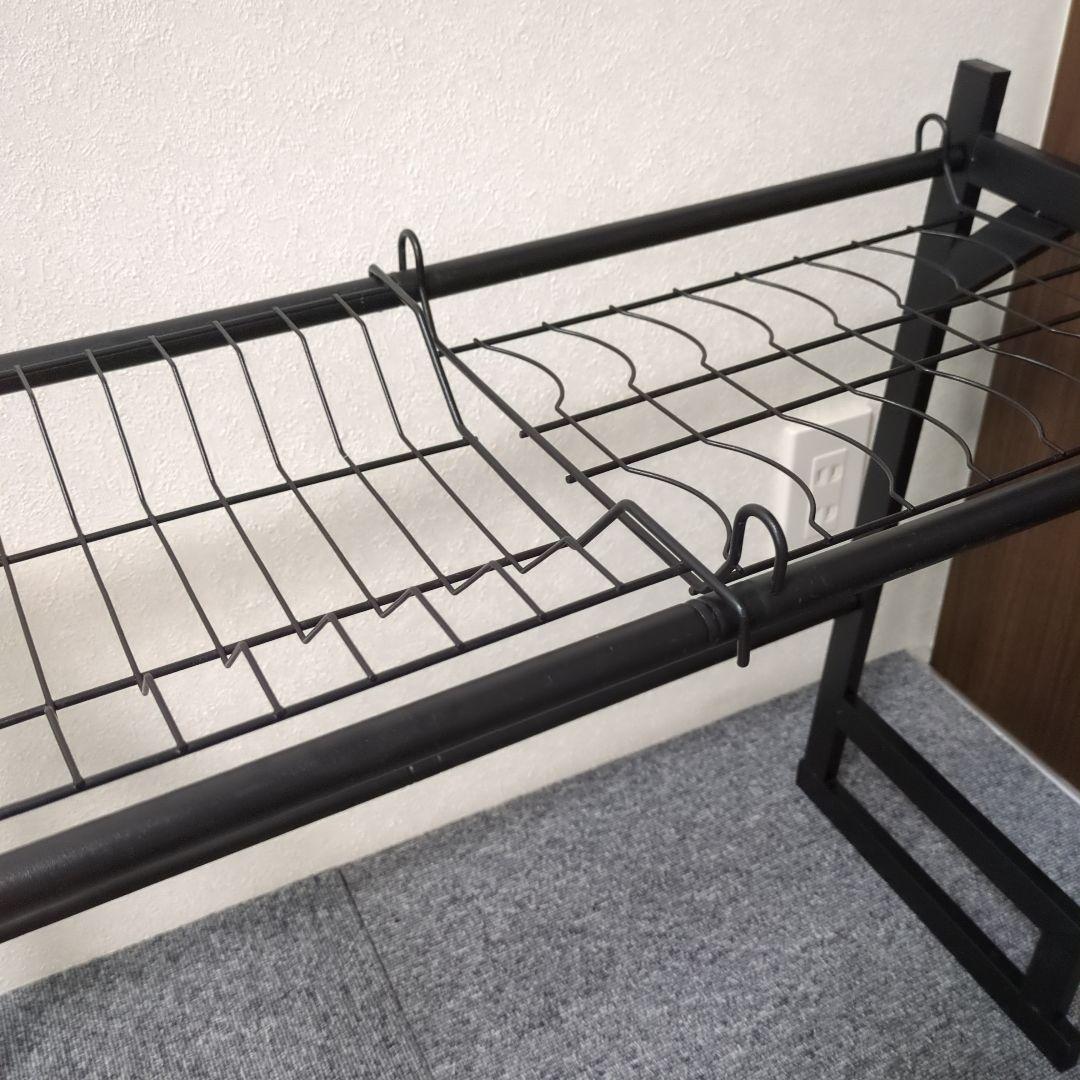 シンク上水切りラック 食器 水切りかご キッチン収納棚 洗い物ラック 洗い物