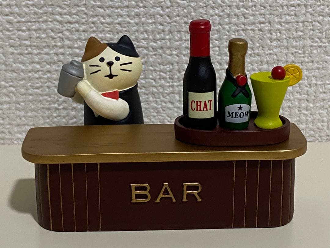 美品 デコレコンコンブル 三毛猫バーセット