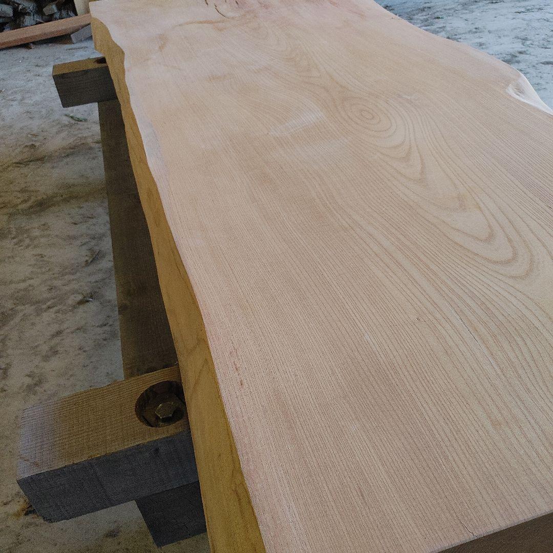 送料込み　一枚板　神代ケヤキ　無垢材　天板　テーブル　カウンター DIY番号37