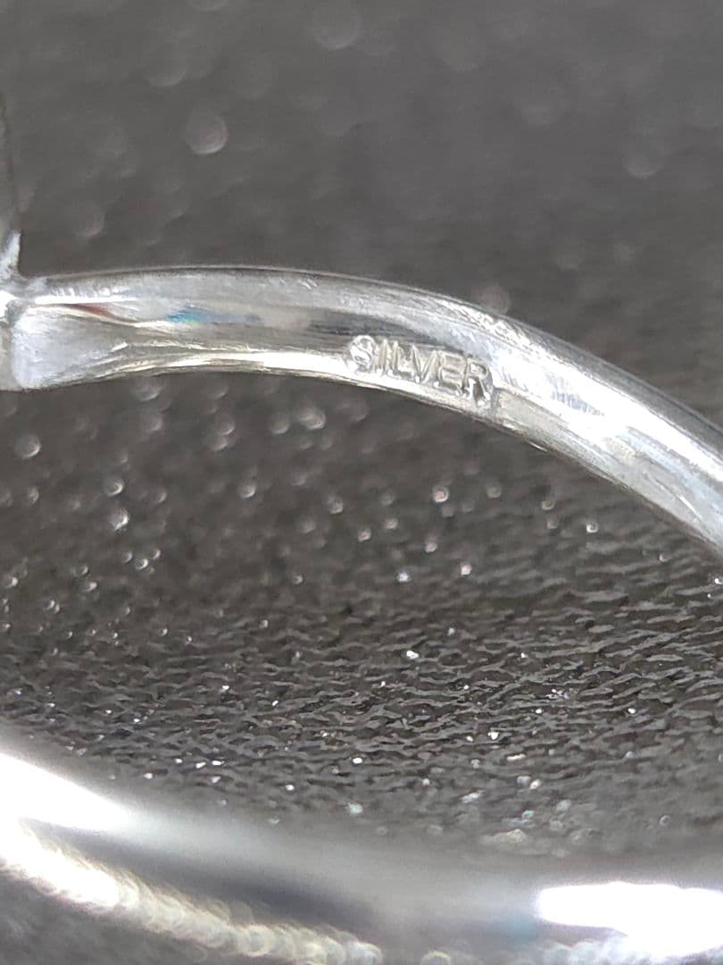 エチオピア産無処理オパール × SV950 ハンドメイドリング 13号