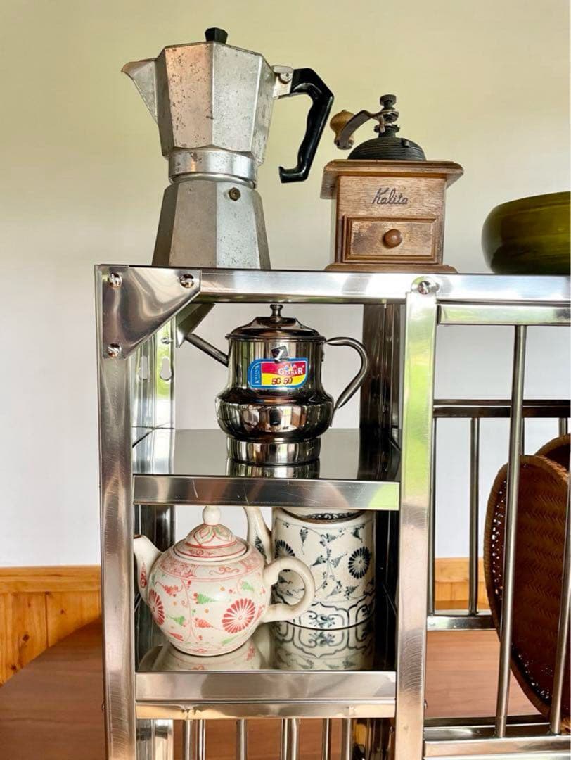 ★値下げ★インディアンキッチンラック(長方形)