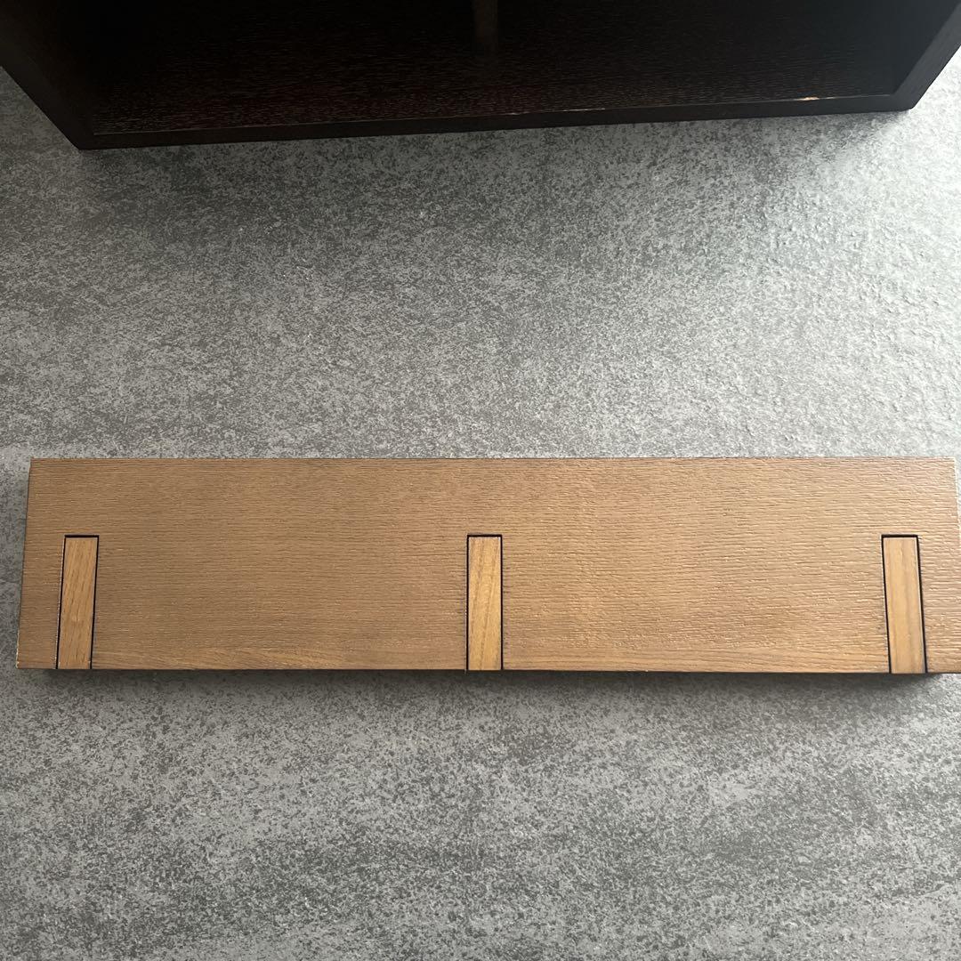 【無印良品】壁に付けられる家具箱 オーク 3点セット44cm 2つと3連ハンガー