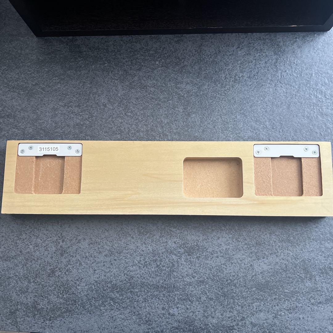 【無印良品】壁に付けられる家具箱 オーク 3点セット44cm 2つと3連ハンガー