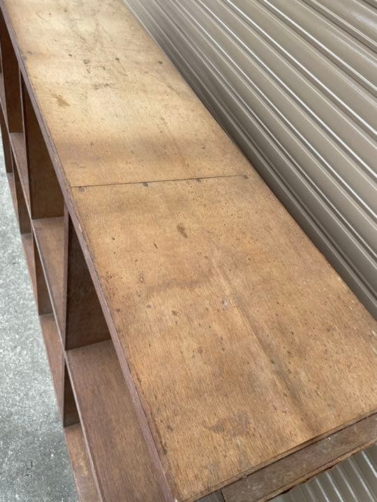 レトロ　アンティーク　木製棚　大きい棚　収納棚