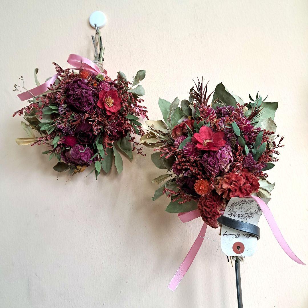 ドライフラワーリース、スワッグ☆アーティシャルフラワーオーダーの方は、こちらから