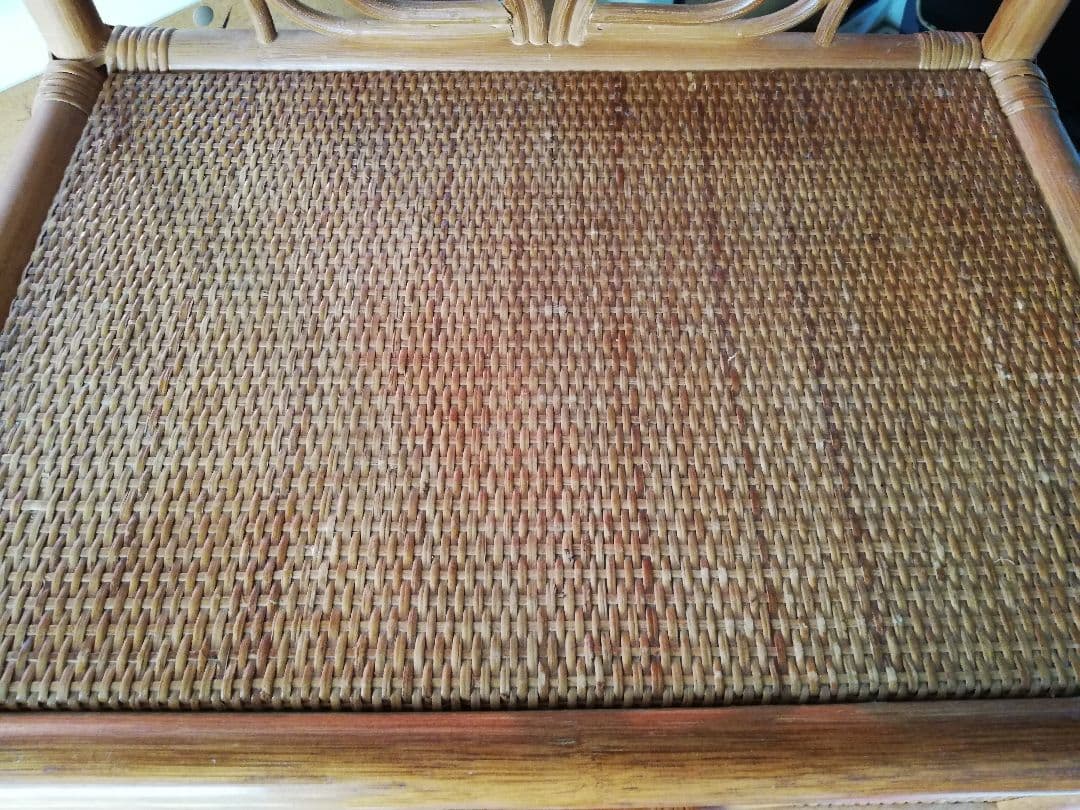 たかっち様　ラタン　籐五段チェスト　棚　ヴィンテージ　アンティーク　昭和レトロ