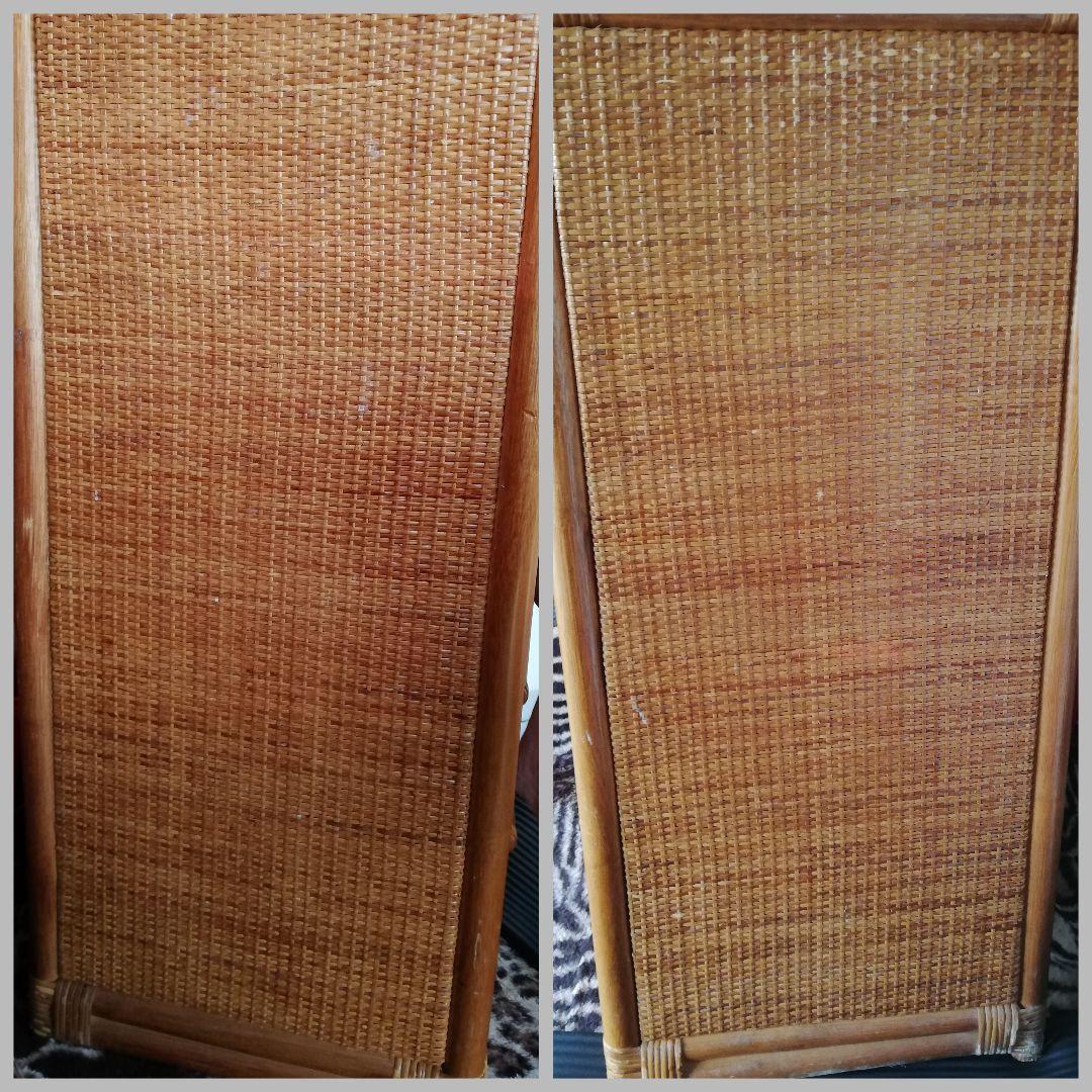 たかっち様　ラタン　籐五段チェスト　棚　ヴィンテージ　アンティーク　昭和レトロ