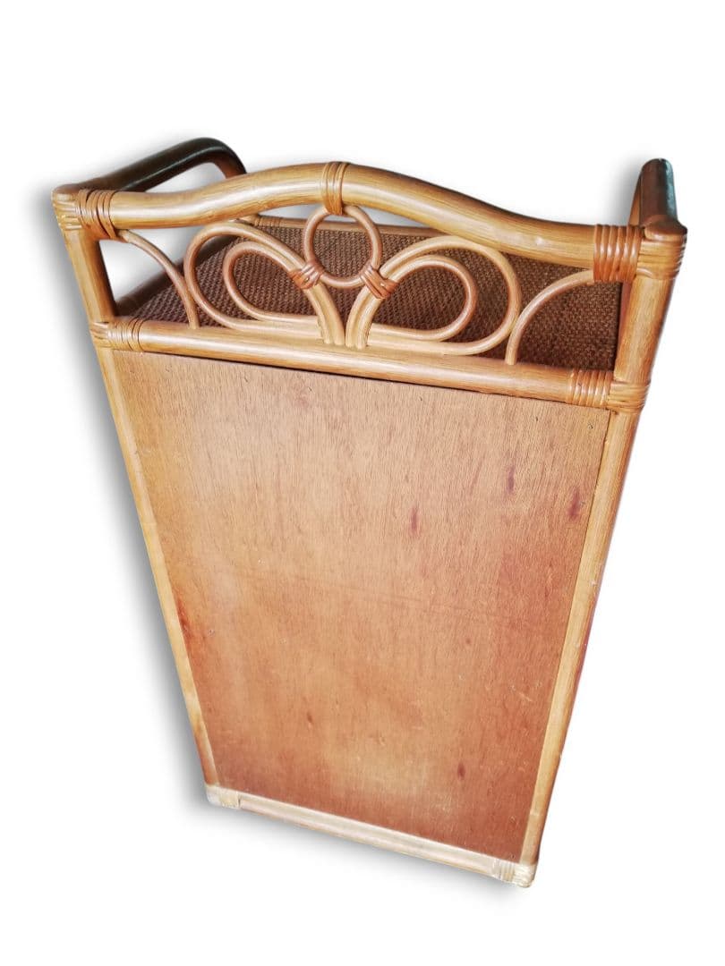 たかっち様　ラタン　籐五段チェスト　棚　ヴィンテージ　アンティーク　昭和レトロ