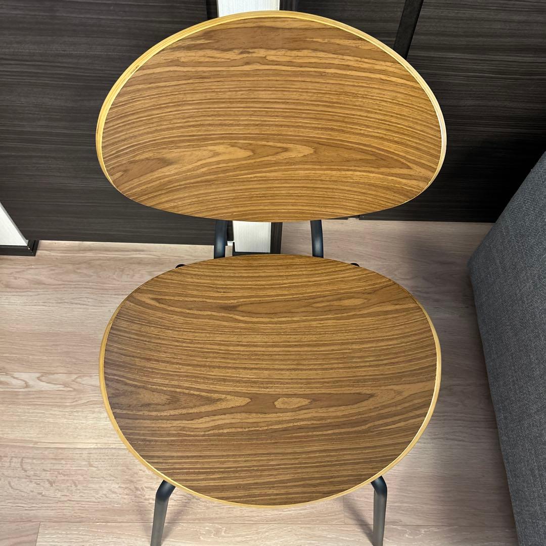 【美品】KANADEMONOチェア　木製ブラウン