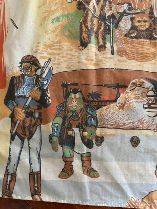 80’ ヴィンテージ　STAR WARS スターウォーズ　超大判生地　1983