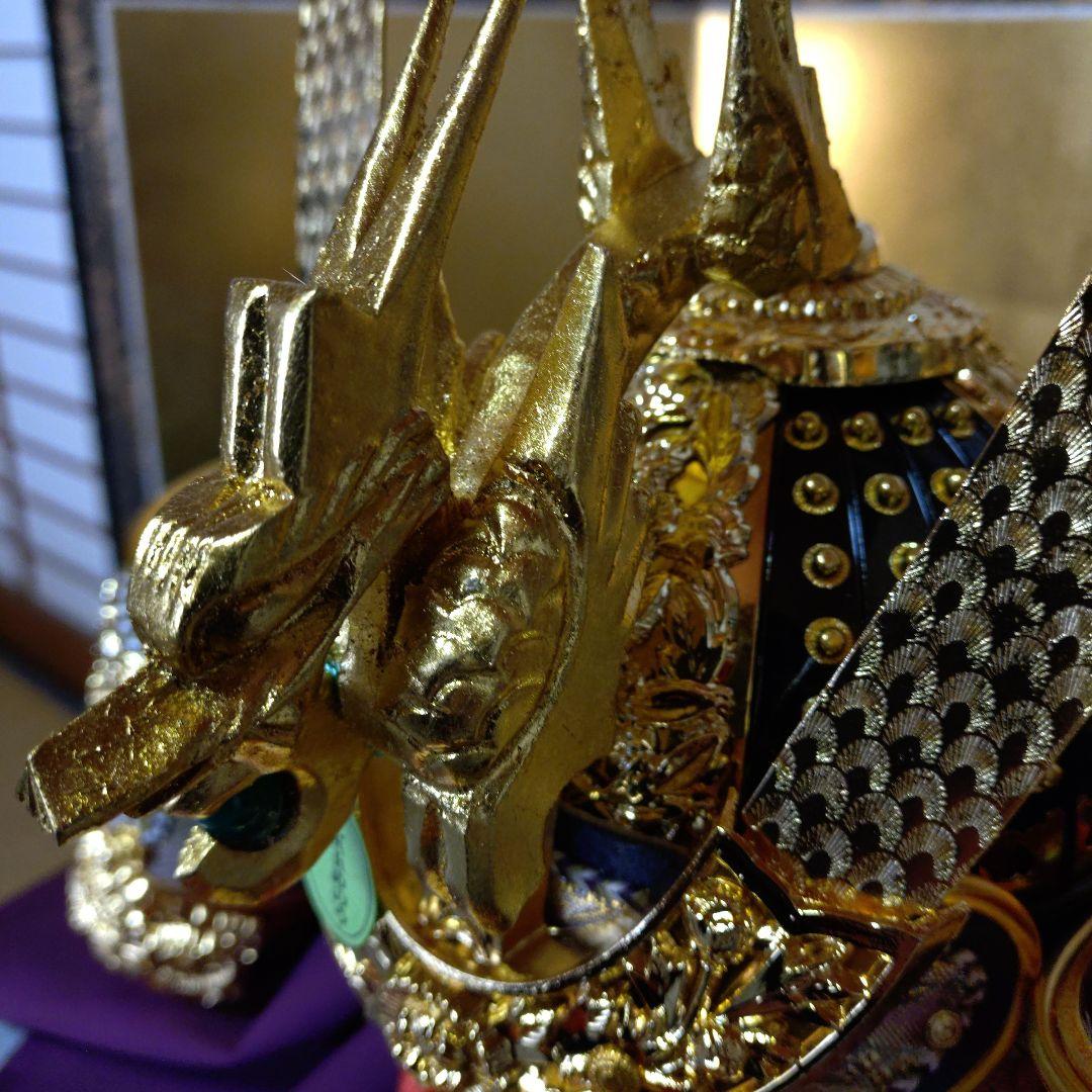 五月人形 25号　兜　一福作 　万葉　松