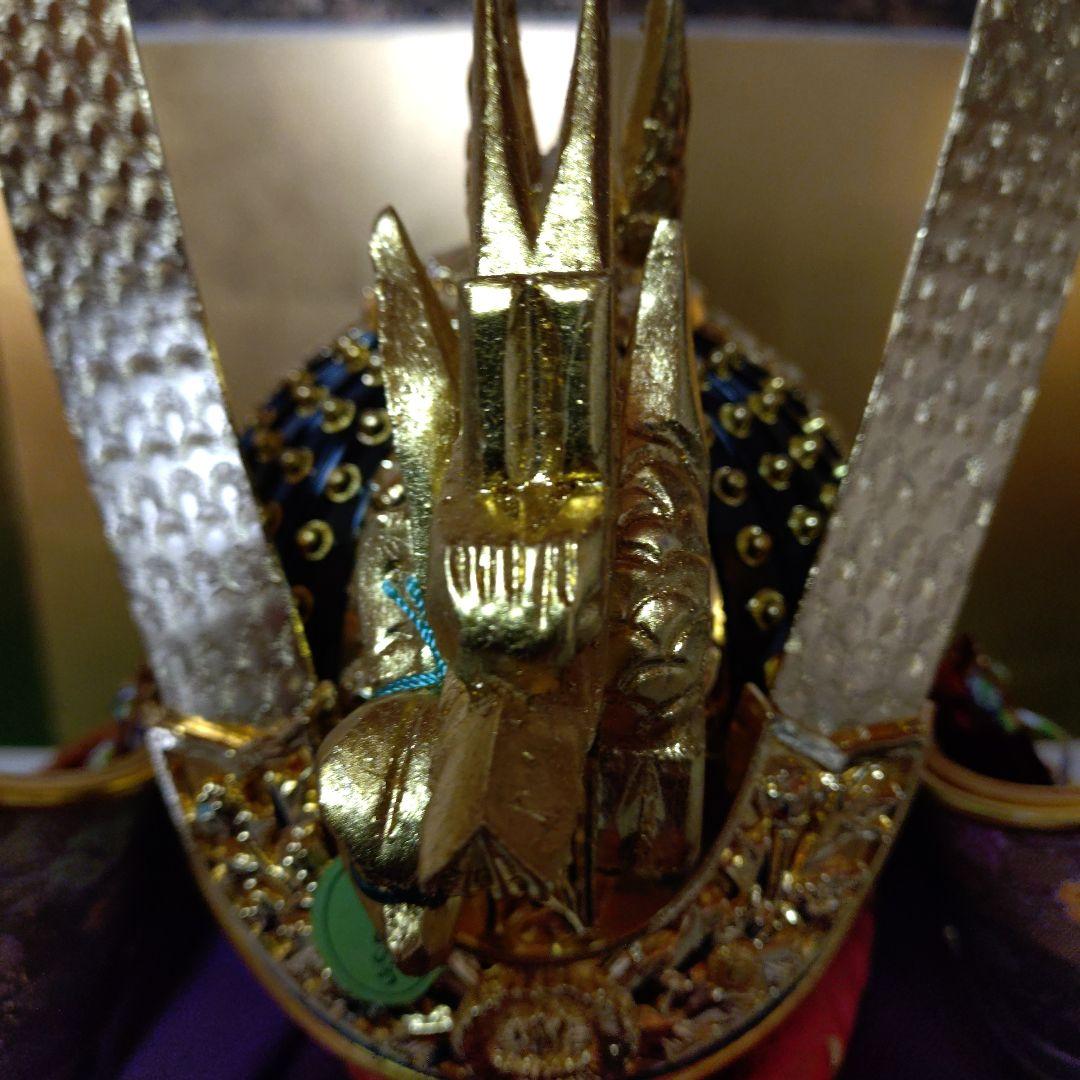 五月人形 25号　兜　一福作 　万葉　松