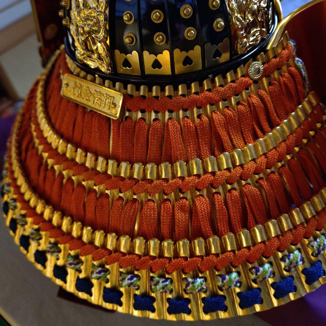 五月人形 25号　兜　一福作 　万葉　松