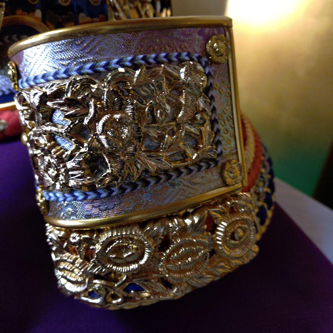 五月人形 25号　兜　一福作 　万葉　松