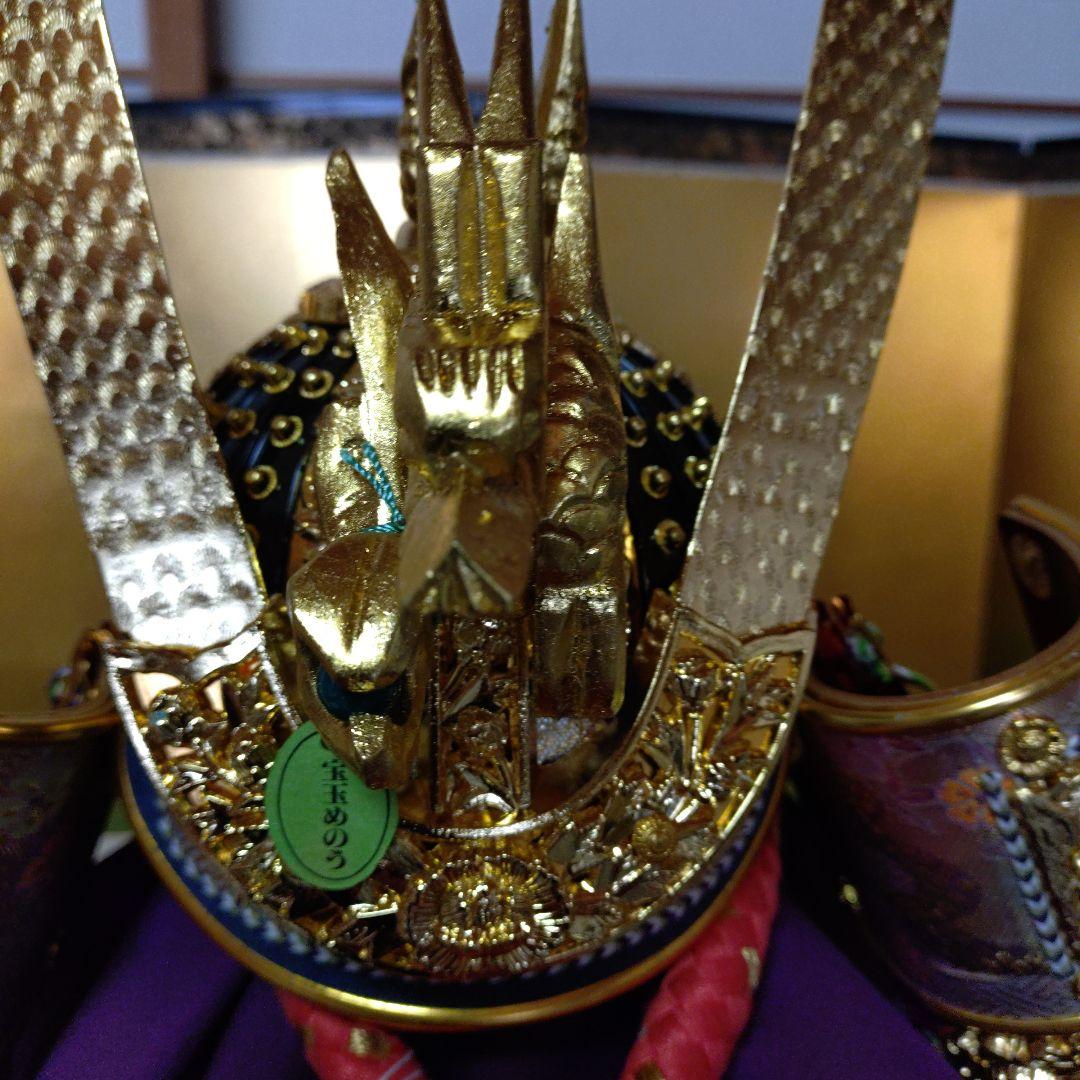 五月人形 25号　兜　一福作 　万葉　松