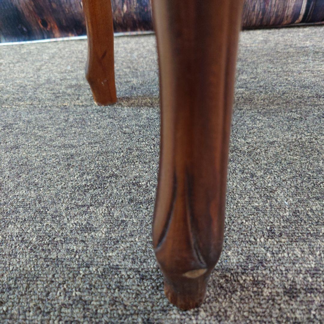 木製スツール 猫脚 ヴィンテージ イタリア製 ロココ調 イタリア製