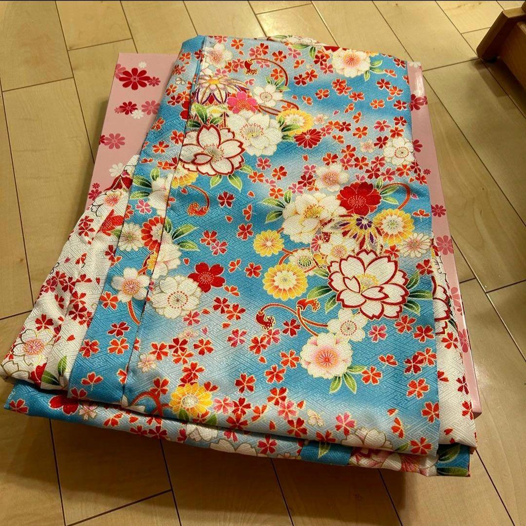 子供用七五三着物セット 花柄