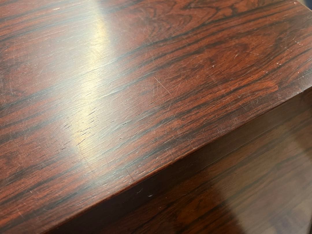 希少 山品木工社製 70年代　ビンテージ ライティングビューロー 机 チェスト