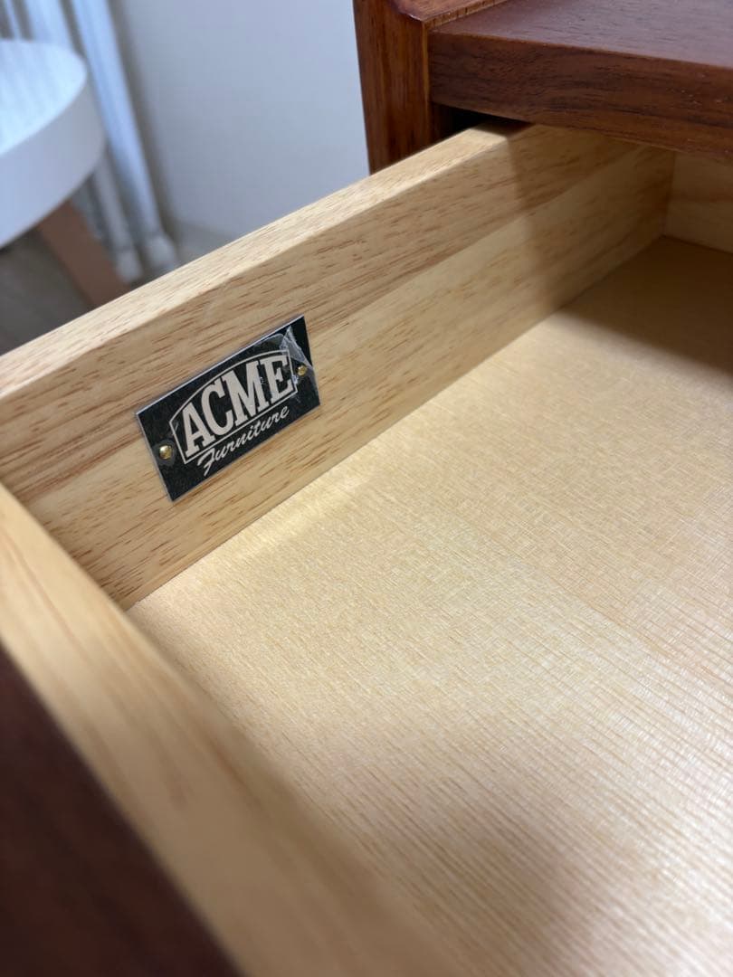 アクメファニチャー　トラッセル ナイトスタンド　引き出し付き