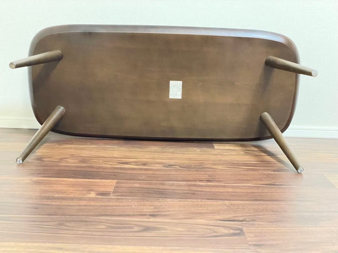 カワジュン KAWAJUN トルニオローテーブル ダークブラウン 100×40