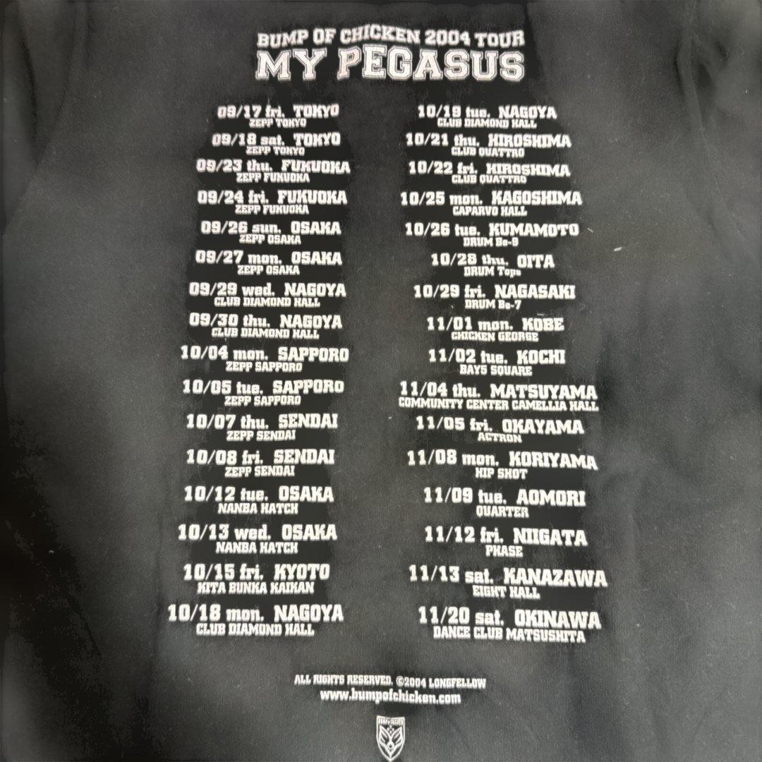 BUMP OF CHICKEN MY PEGASUS 2004 ツアー