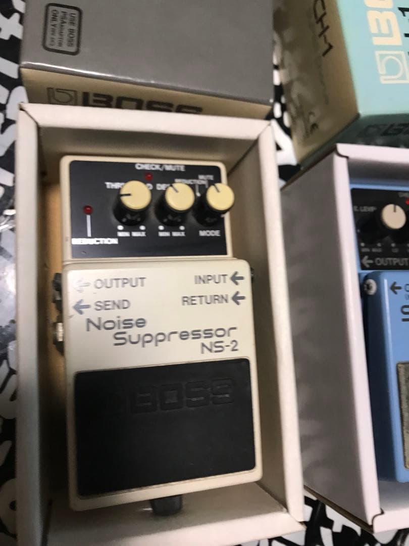 BOSS SD-1 & MD-2 &CH-1 & NS-1エフェクターセット