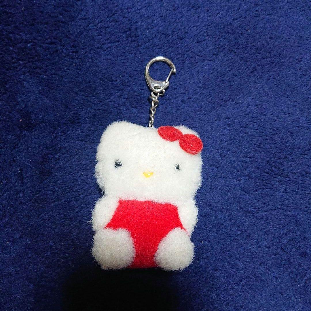 値下げ！希少！レトロ キティ ぬいぐるみキーホルダー - メルカリ