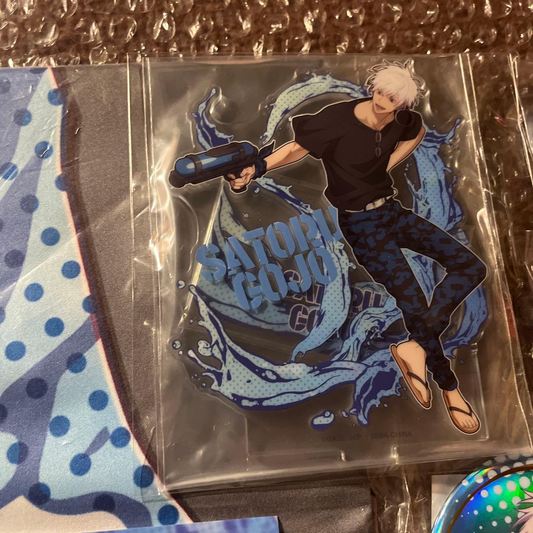 呪術廻戦 五条悟 まとめ売り10点 缶バッジ セガラッキーくじ ジャンプ