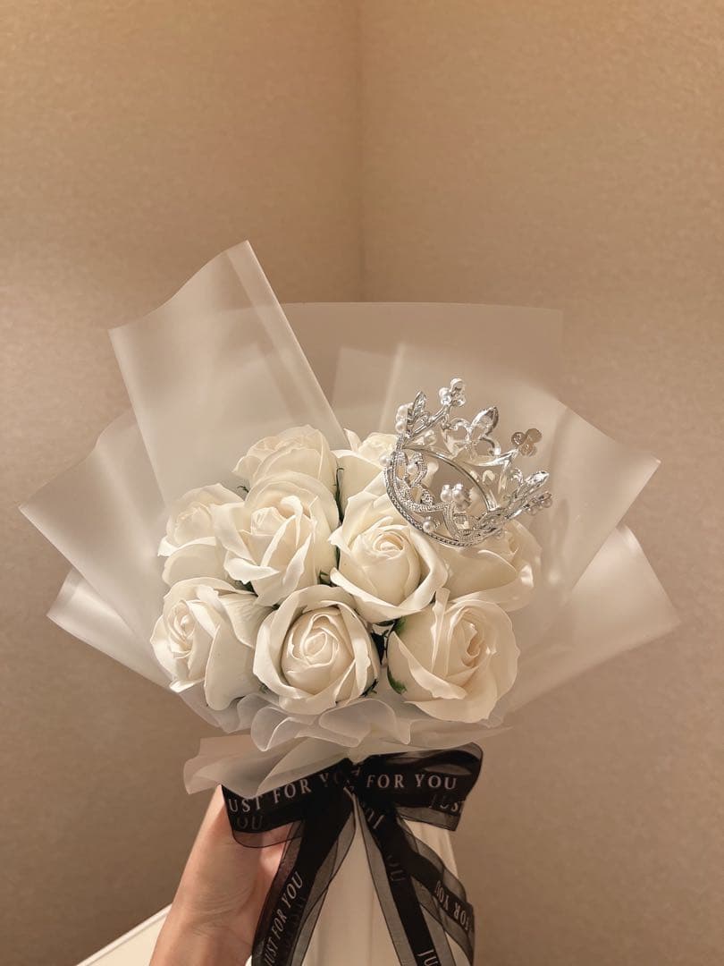 ソープフラワー薔薇 お誕生日 ・記念日 プレゼント 花束 卒業式