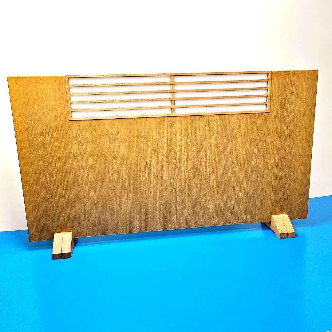 No1031【4尺巾】ナラ柾目 衝立、間仕切り、スクリーン【巾1㍍20㌢】