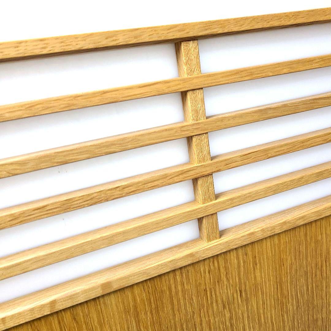 No1031【4尺巾】ナラ柾目 衝立、間仕切り、スクリーン【巾1㍍20㌢】