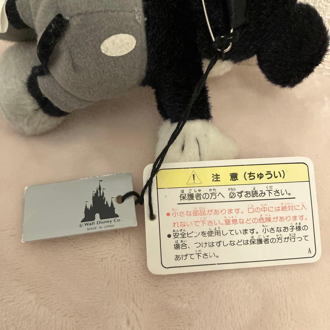 ディズニー 白黒ミッキーミニー ぬいぐるみ バッチ ぬいば 当時物 結婚