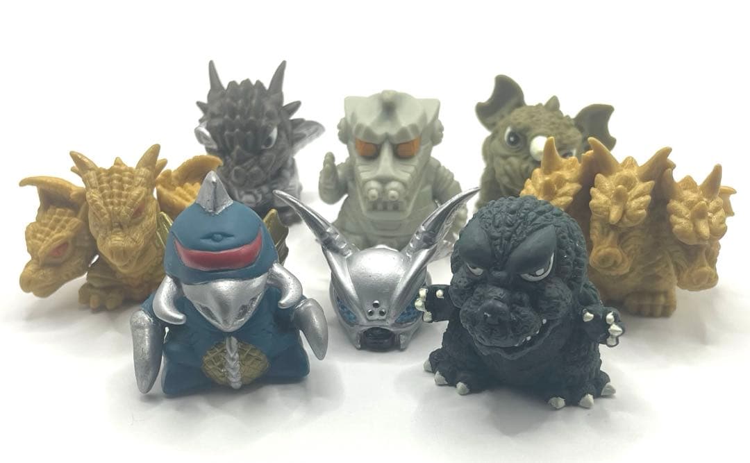 ガシャポン ゴジラ ソフビコレクション 1&2 全16種フルコンプリート