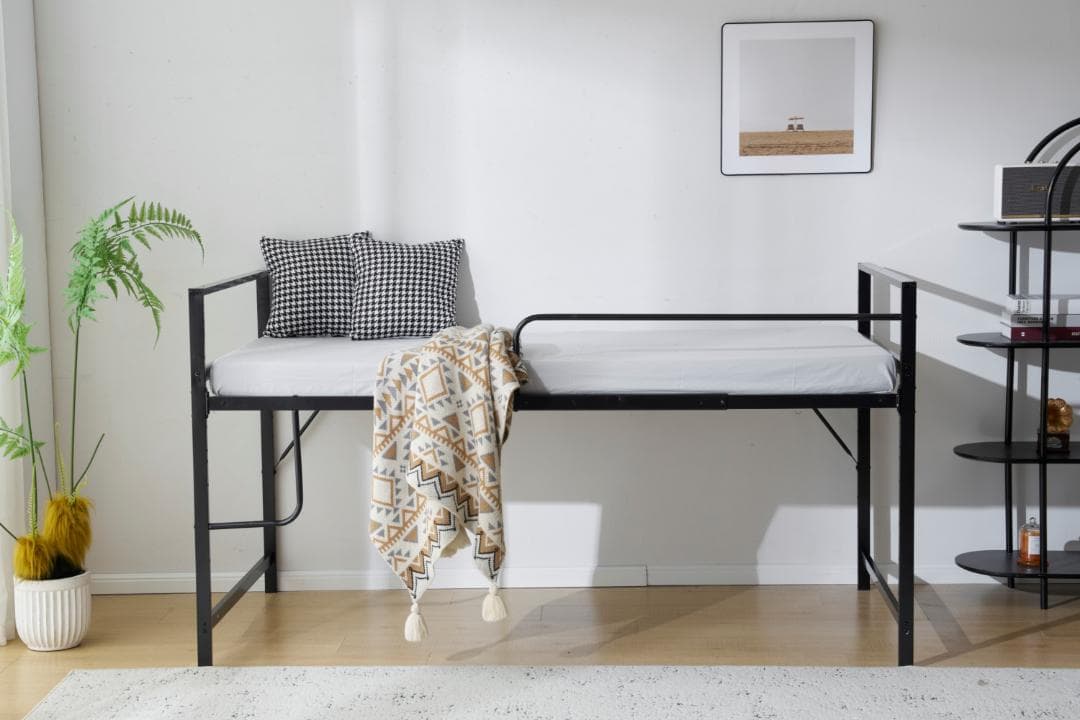 【高さ110cm】ロフトベッド パイプベッド シングル システムベッド 収納