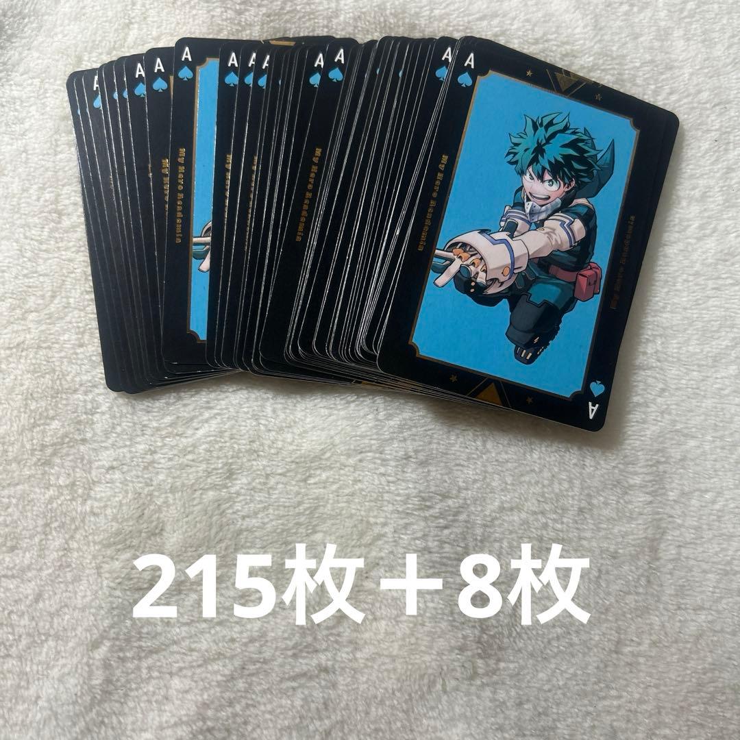 ヒロアカ 僕のヒーローアカデミア 緑谷出久 箔押しトランプ まとめ売り 原画展