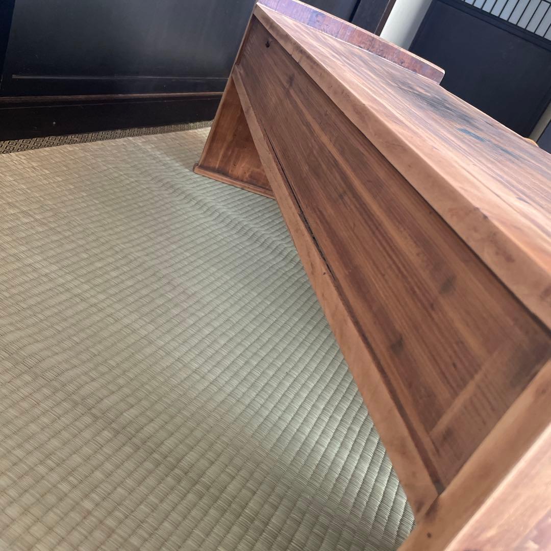 文机　テーブル　古道具　昭和　小引き出し　 TV台　アンティーク