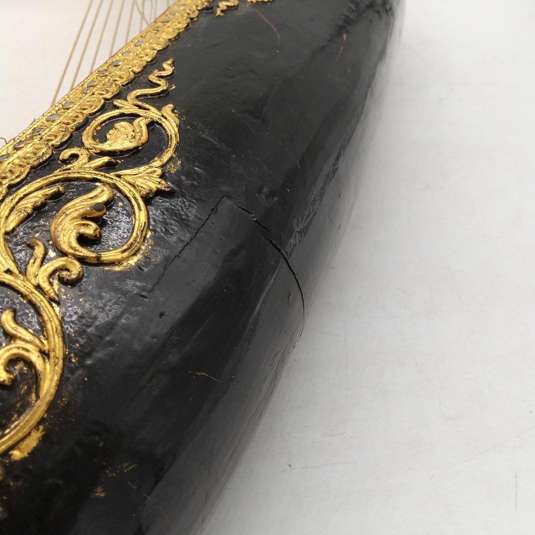 2896番 ビルマの竪琴 ミャンマー 伝統楽器 弦楽器 民族楽器