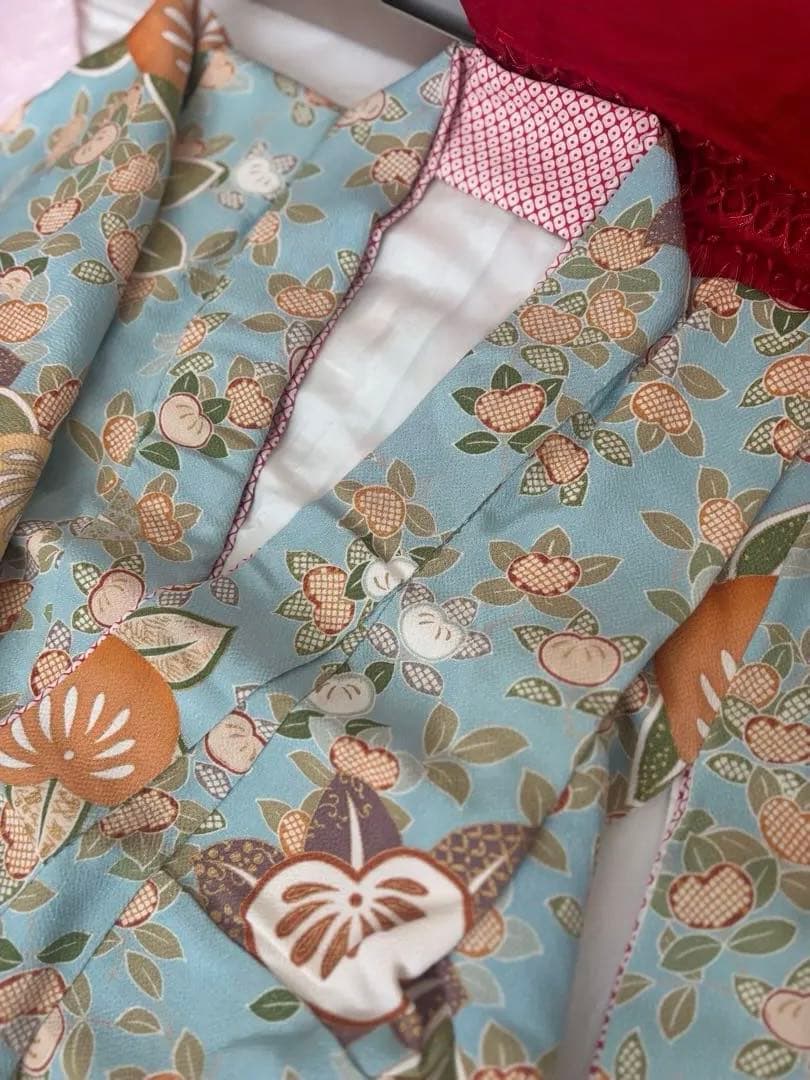 七五三 伝統的な着物セット　高級　浜縮緬　浜ちりめん