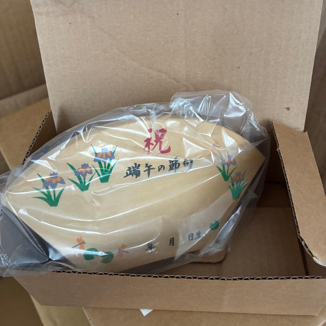 新品！吉徳大光 五月人形 正絹 兜床飾り 桐箱 アヤメ オルゴール付