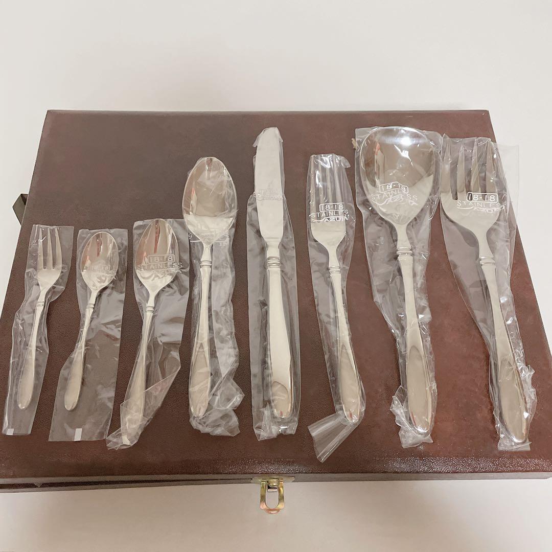 未使用 azuma アヅマ インペリアル カトラリーセット 32本 18-18