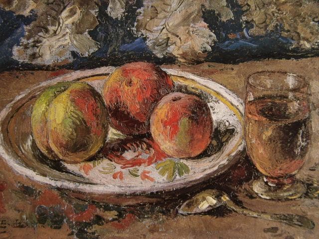 ポール・エミル・コラン、スケッチ：座る若いブルターニュの女、希少な画集より