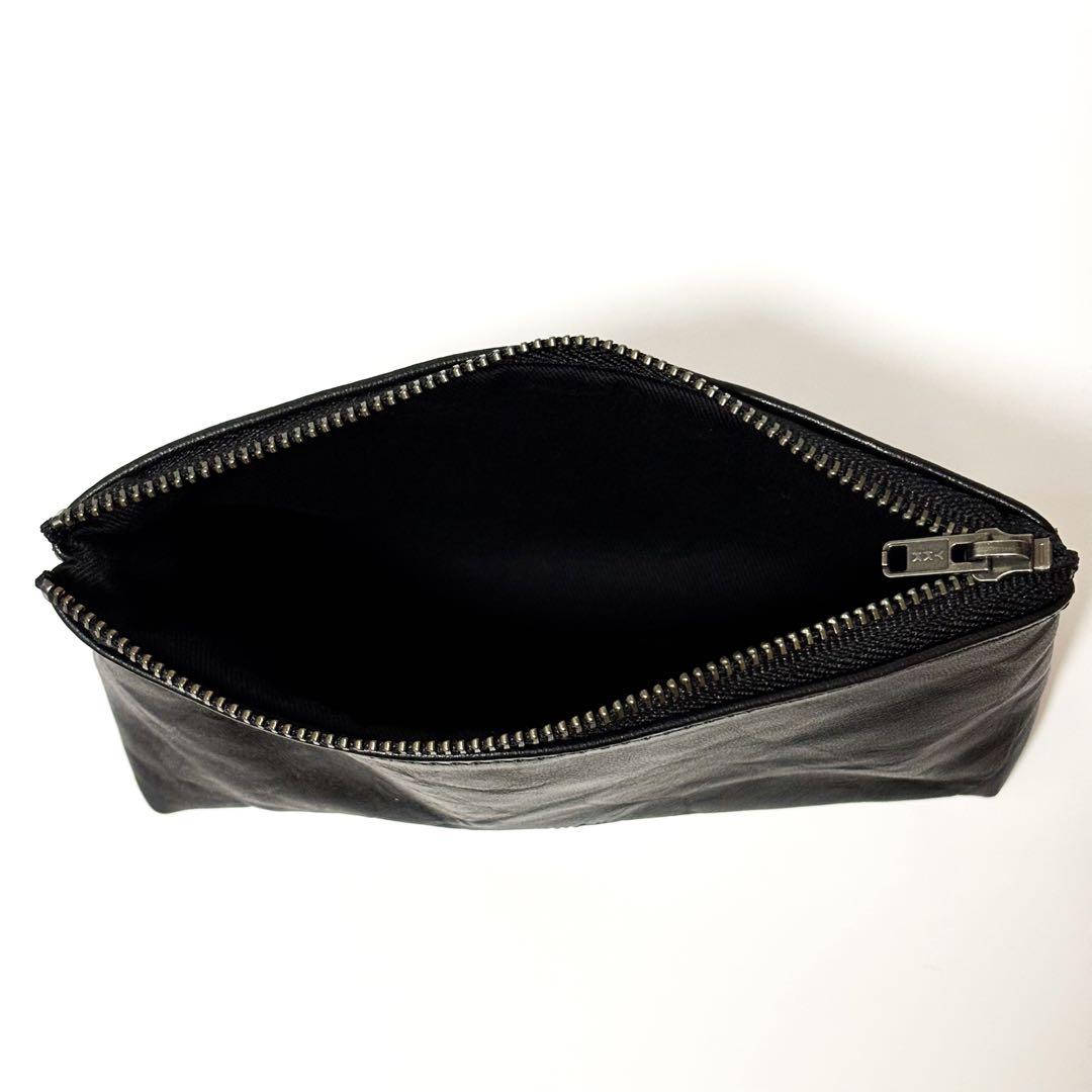 レザークラフト　ハンドメイド　レザーポーチ